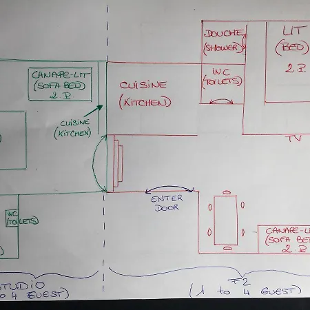 아파트 Le Saint Joseph - Old Tow, 2 Appartments In 1